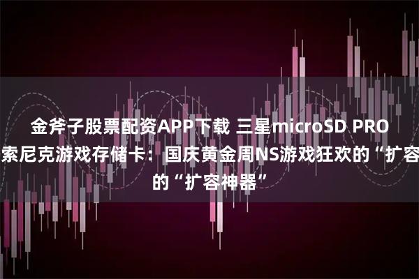 金斧子股票配资APP下载 三星microSD PRO Plus 索尼克游戏存储卡：国庆黄金周NS游戏狂欢的“扩容神器”
