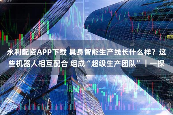 永利配资APP下载 具身智能生产线长什么样？这些机器人相互配合 组成“超级生产团队”︱一探