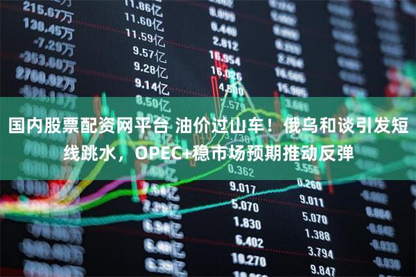 国内股票配资网平台 油价过山车！俄乌和谈引发短线跳水，OPEC+稳市场预期推动反弹