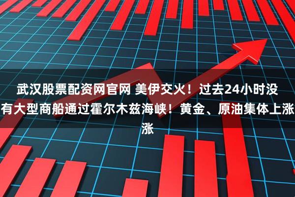 武汉股票配资网官网 美伊交火！过去24小时没有大型商船通过霍尔木兹海峡！黄金、原油集体上涨